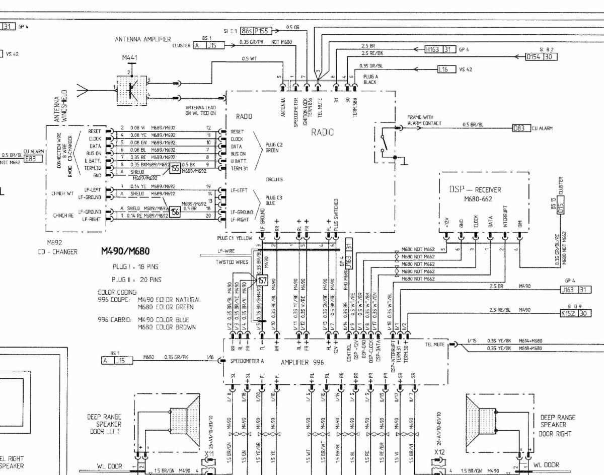 Amplifier Wiring Diagram for Nokia 6 X 40 Watt OEM - 996 ... kama wiring diagram 