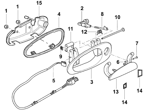 Disassembling and Assembling Door Handle - 996 Series (Carrera, Carrera ...