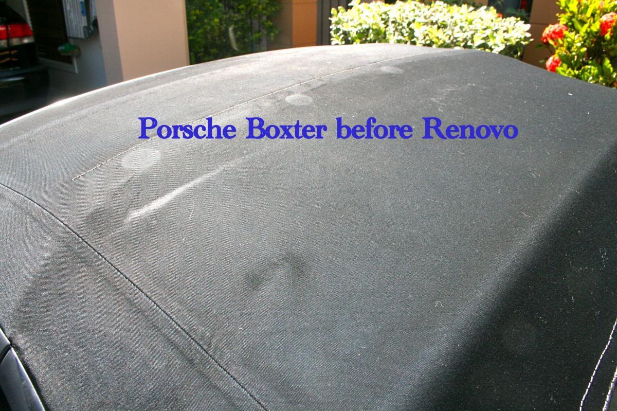 How to restore you soft top roof with the Renovo Soft Top Restorer