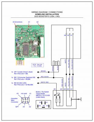 Yet Another Way to Add a Homelink Device - DIY Articles - Boxster (986