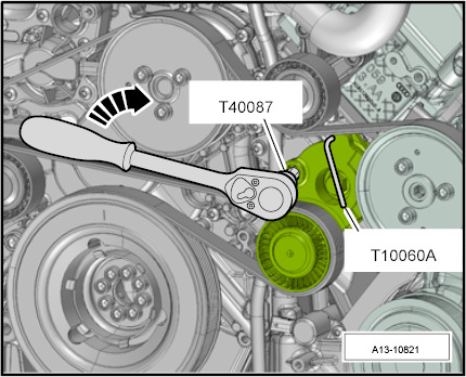 loosening serpentine belt