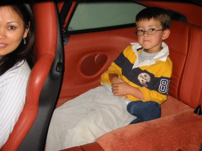 Porsche 996 shop child seat